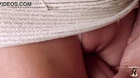 stepdaughter grinds her wet pussy on stepdad's erect cock