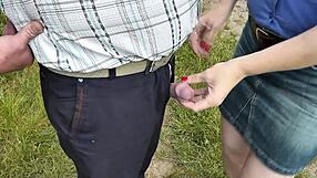 sexy milf frina pisses golden rain urine in car shower toilet nature squirt wet pussy