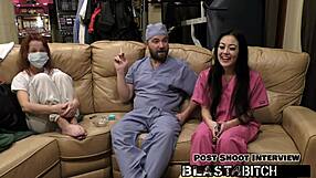 blaire celeste sucked dick then pussy took massive cum load