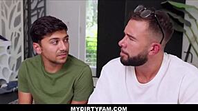 Whoa, big tits teen stepsis and bro caught by stepdad, then family orgy with Hailey Rose!