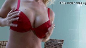 Naughty Blonde Queen Masturbates Shaved Pussy to Wild Squirting Orgasm!