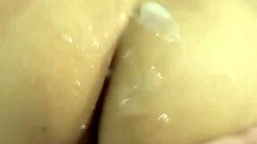 exotic latina shakes huge ass closeup before taking massive jizz load first time