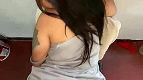 18yo amateur girl loves doggy style pounding hard