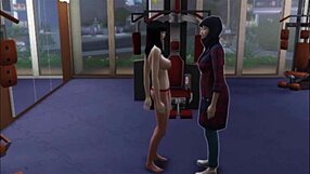 I'm thrilled watching Raven's intense gym workout in Whimsville episode 30