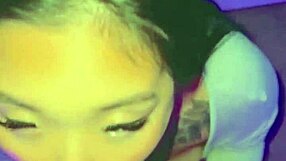 back room crazy hot sloppy blowjob and fucking slutty asian pov missionary