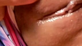 naughty colombian babe masturbates pussy showing huge ass on bed