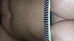 Pizza guy fucks curvy babe living room creampie ass