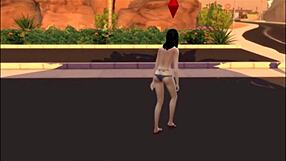 I'm thrilled watching Raven's intense gym workout in Whimsville episode 30