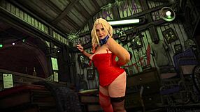 granny harley quinn cosplay slut takes hardcore pov creampie missionary