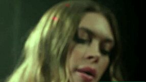 Blonde Masseuse's Big Natural Boobs Slide Over Client in Slippery Nuru Session - Donny Sins Pounds Lindsay Lee