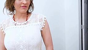 krissy lynn joins group to suck big cocks and get her milf tits fucked