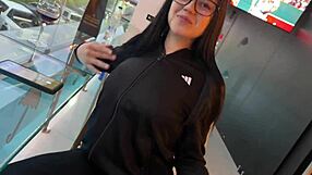 Step-cousin fucked deepthroat doggystyle after pickup