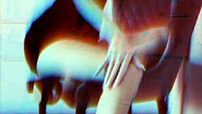 Clothed leather stockings tease webcam seduction