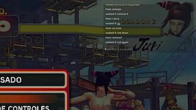 Nude Prank Turns into Street Fighter 4 Online Combat Mod