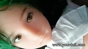 pounding this redhead superman cosplay fuck doll hard