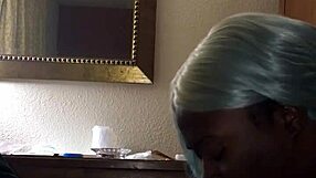 Mz Spit Queen3x Choking Gagging on Monster Black Cock