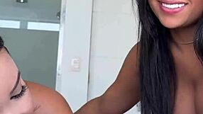 hot asian calls friend for threesome with black boyfriend facial interracial lina nakamura