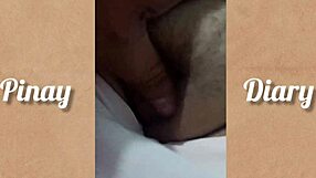 pinay bends over for creampie after big pussy licking and doggystyle pounding