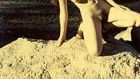 discover these top vintage naturists baring hairy beavers on retro beaches