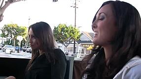 watch jesse capelli and georgia jones kick off saturday with steamy bed lesbian action