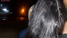 seriously risking dick on busty bus slut waiting... she deepthroats wildly!