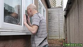 Busty Clothed Teen Milks Hot Cumshot