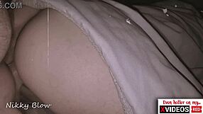 Cuckold Hubby Watches Bareback Doggystyle Double Penetration Morning Fuck