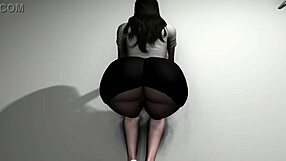 Megan gets her ass pounded by massive black cock bbc