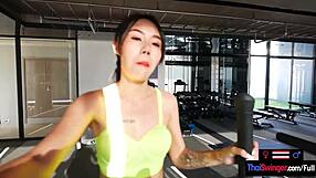 i'm amateur thai milf... gym workout big cock keeps me fit n shap!!