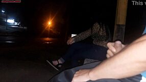 seriously risking dick on busty bus slut waiting... she deepthroats wildly!