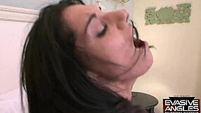 Bella Reese's BIG BLACK BOOTY Strapon Fucks Chili Pepper's Pierced Pussy Hard!