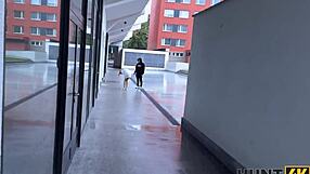 Blonde Hottie Bounces Big Naturals on Old Man's Cock After BF Ditch