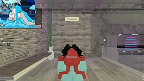 Demon girl begs can you handle my huge throbbing futa cock deep fucking pound?