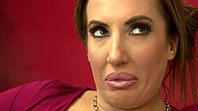 Experienced brunette lesbians lick shaved snatches and vibe pussies outdoors