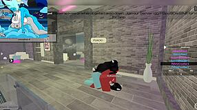 Demon girl begs can you handle my huge throbbing futa cock deep fucking pound?