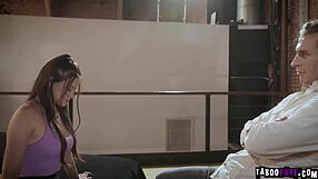 alison rey chokes on michael vegas monster cock begging doggystyle