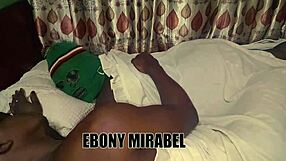 hot ebony bbw anal creampie with huge black cock in homemade night