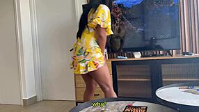 busty stepmom leyne rodriguez shares bed and hot sex with stepson