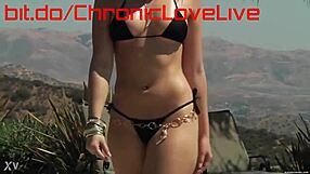 poolside curves tease with big ass ready for sneaky fun