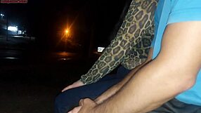 seriously risking dick on busty bus slut waiting... she deepthroats wildly!