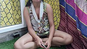 desi saraa bends over for tight ass anal and pussy pounding hindi moans