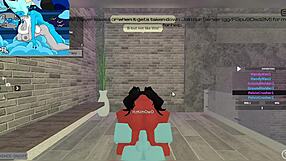 Demon girl begs can you handle my huge throbbing futa cock deep fucking pound?