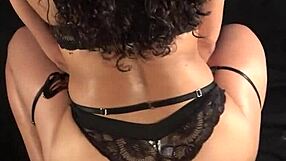 dance for me colombian babe in lingerie gagged and tied up 😍