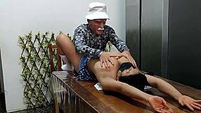 dirty old man slams eager student's fat ass