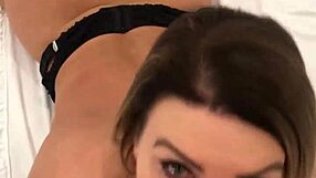 fucking sophie james' shaved pussy and deepthroating her big tits pov