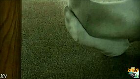 Candid Hidden Sneakers Peek at Dirty Socks Temptation