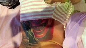 brazilian fitness slut wakes to athletic cock in her tight pussy