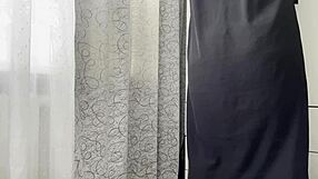 Hot Algerian Milf Cleans House While Getting Super Horny and Wet!