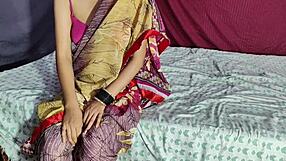 young desi bhabhi's saree hike leads to hard fucking