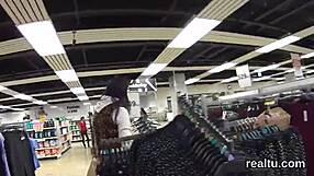 adorable czech teen seduced stripped fucked pov in shopping center
